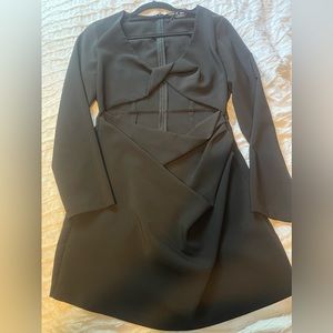 Black cut out Zara dress. Perfect for date night, Great condition only worn once